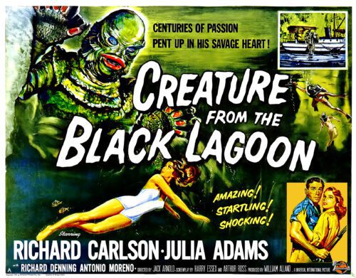 Creature from the Black lagoon movie poster-The Movie Poster Store