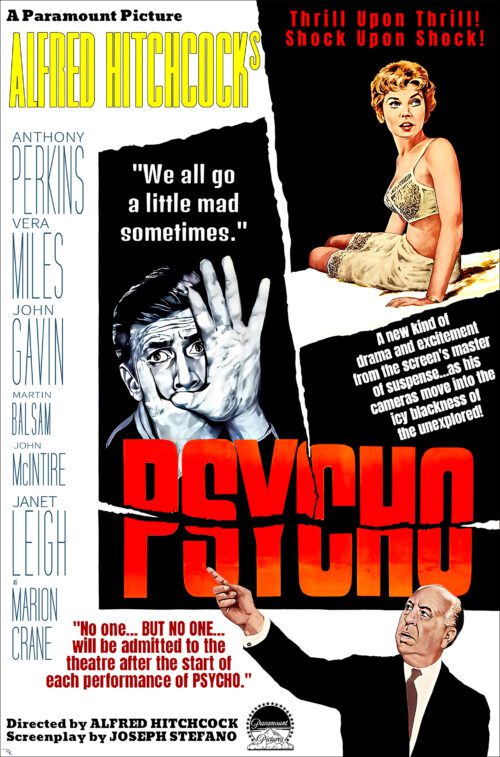Psycho movie poster-The Movie Poster Store