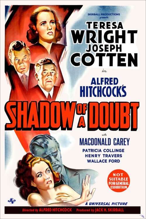 Shadow of a Doubt movie poster-The Movie Poster Store