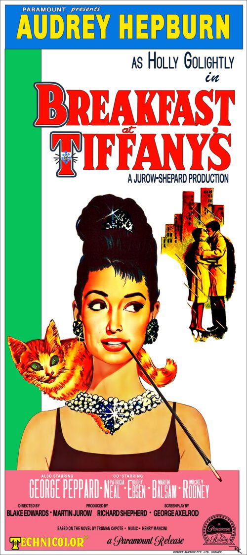 "Breakfast at Tiffany's"<br>starring Audrey Hepburn