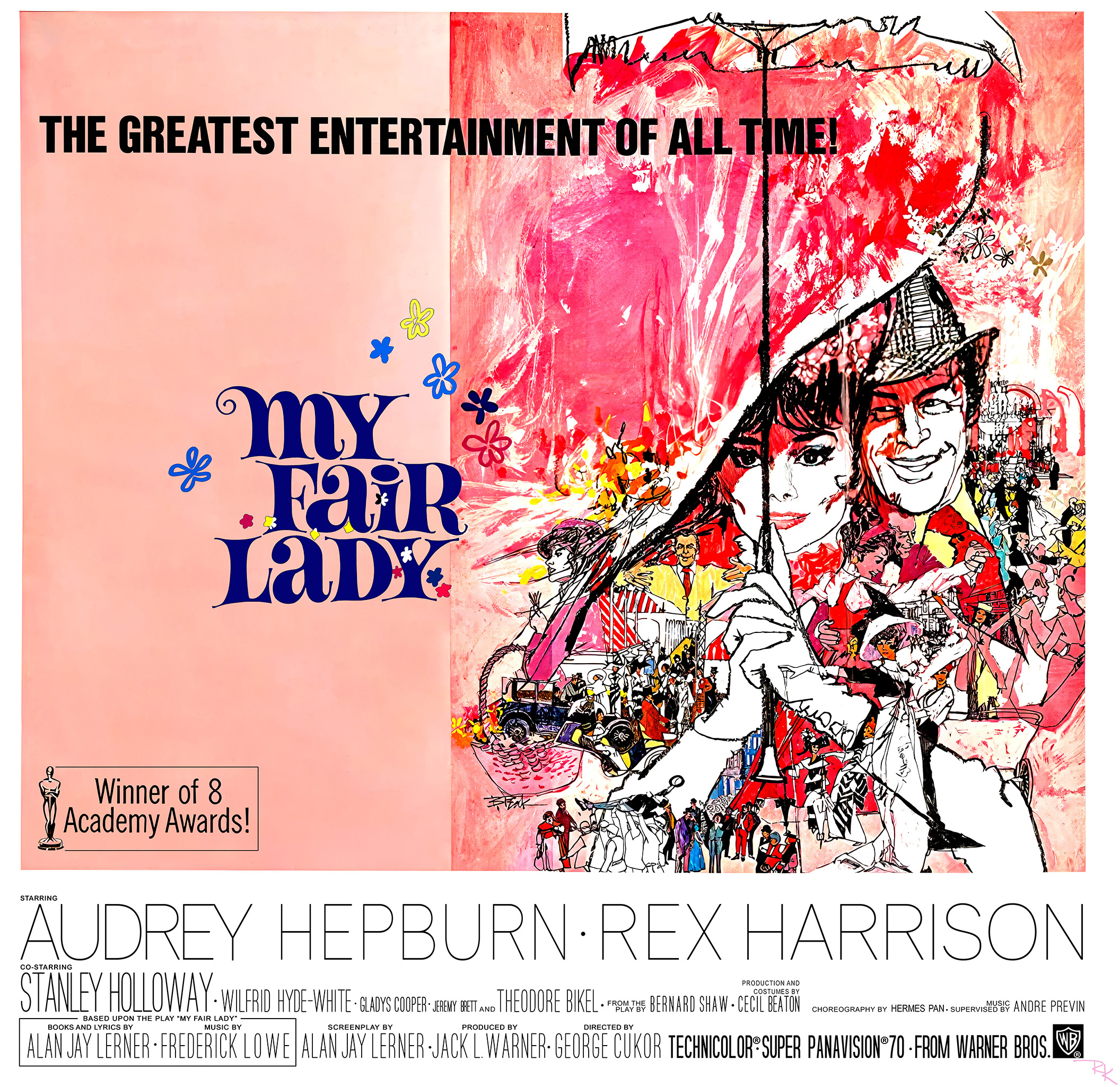 "My Fair Lady" <br>starring Audrey Hepburn<br>and Rex Harrison "My Fair Lady" <br>starring Audrey Hepburn<br>and Rex Harrison