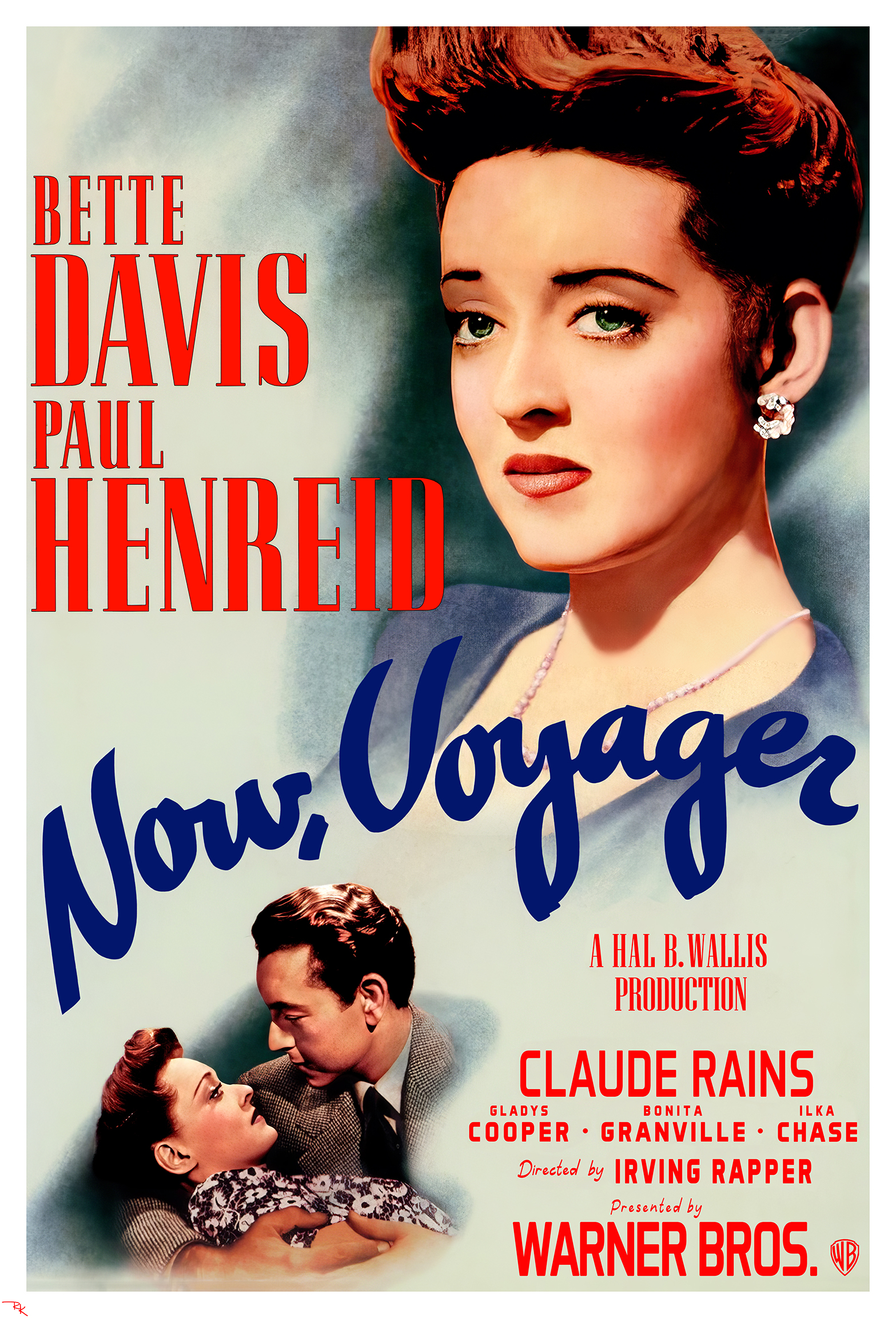"Now Voyager" <br>starring Bette Davis and Paul Henreid Now Voyager movie poster-The Movie Poster Store