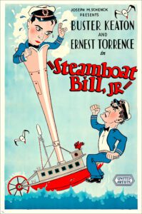 "Steamboat Bill, Jr." <br>starring Buster Keaton