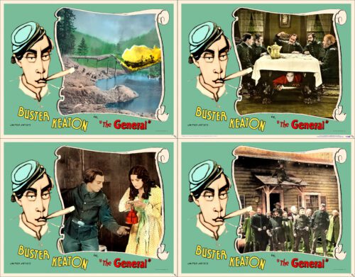 "The General"<br>starring Buster Keaton"<br>Lobby Card Bundle