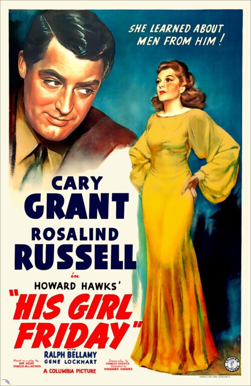 His Girl Friday movie poster-The Movie Poster Store