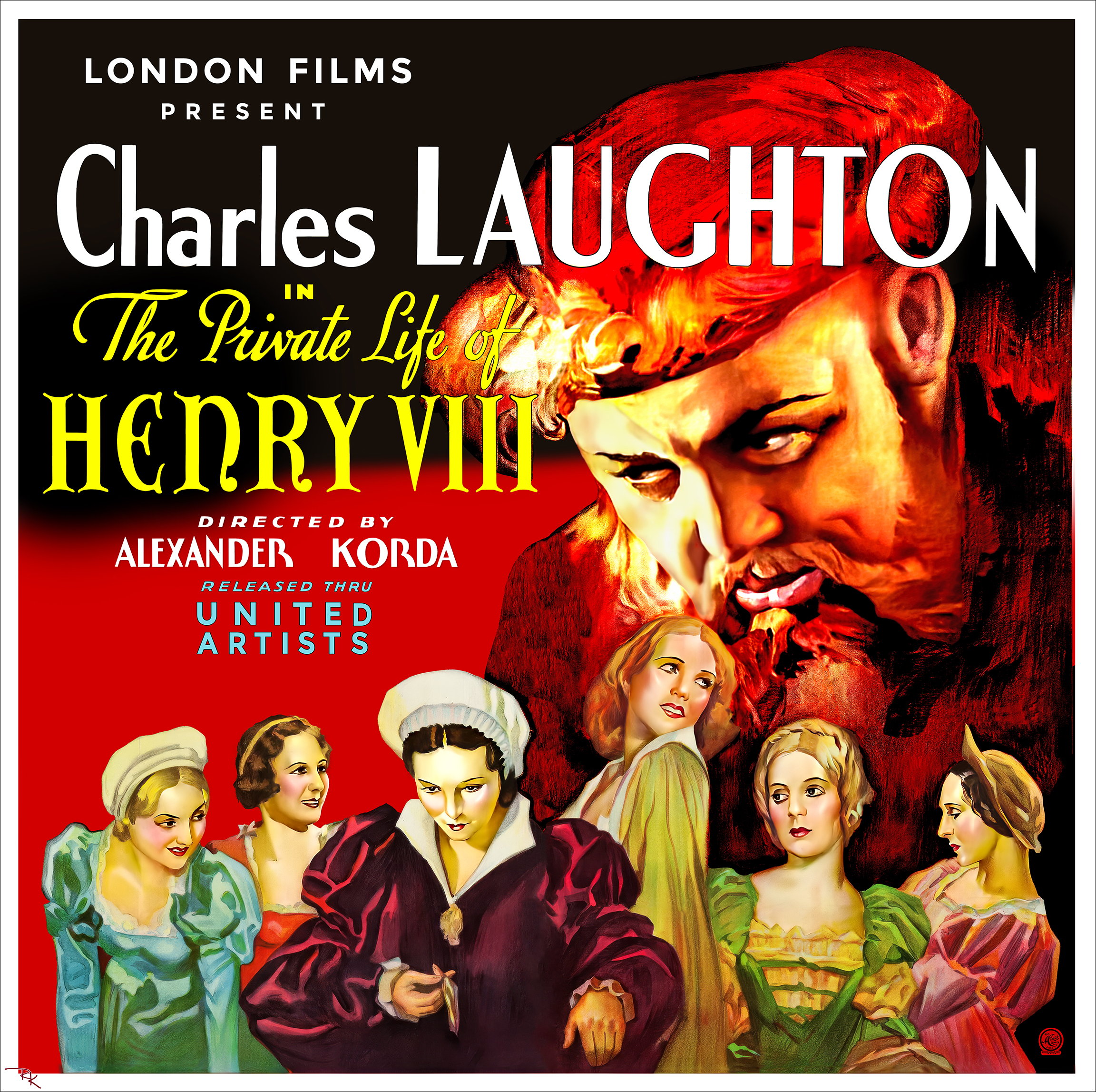 "The Private Life of Henry VIII" <br>starring Charles Laughton Henry VIII movie poster-The Movie Poster Store