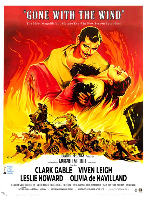 "Gone with the Wind" <br>starring Vivian Leigh and Clark Gable