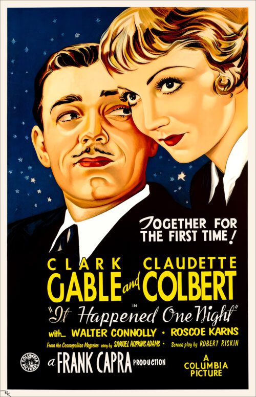 It Happened One Night movie poster-The Movie Poster Store