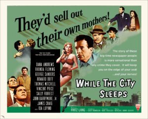 While the City Sleeps movie poster-The Movie Poster Store