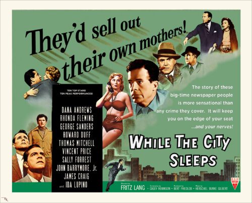 While the City Sleeps movie poster-The Movie Poster Store