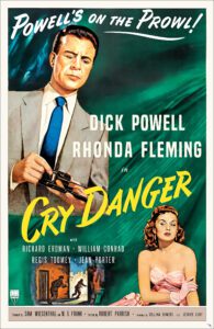 Cry Danger movie poster-The Movie Poster Store