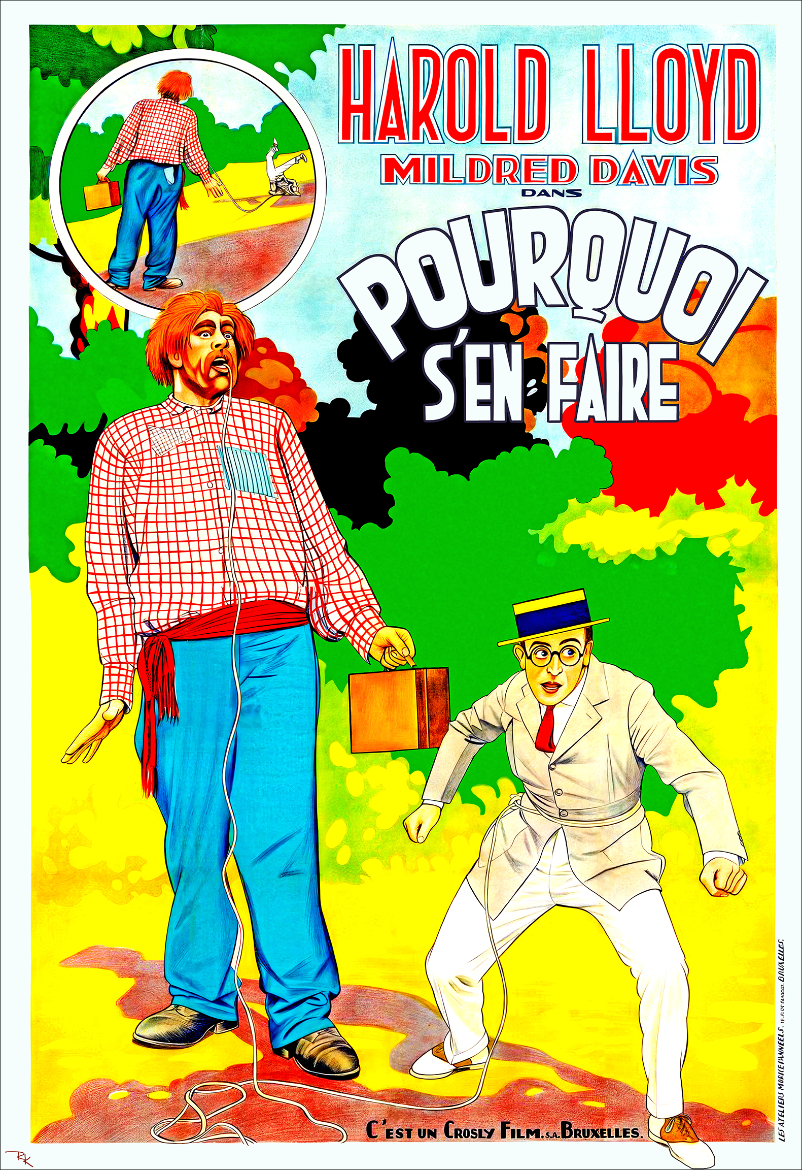 "Why Worry" <br>starring Harold Lloyd Why Worry movie poster-The Movie Poster Store