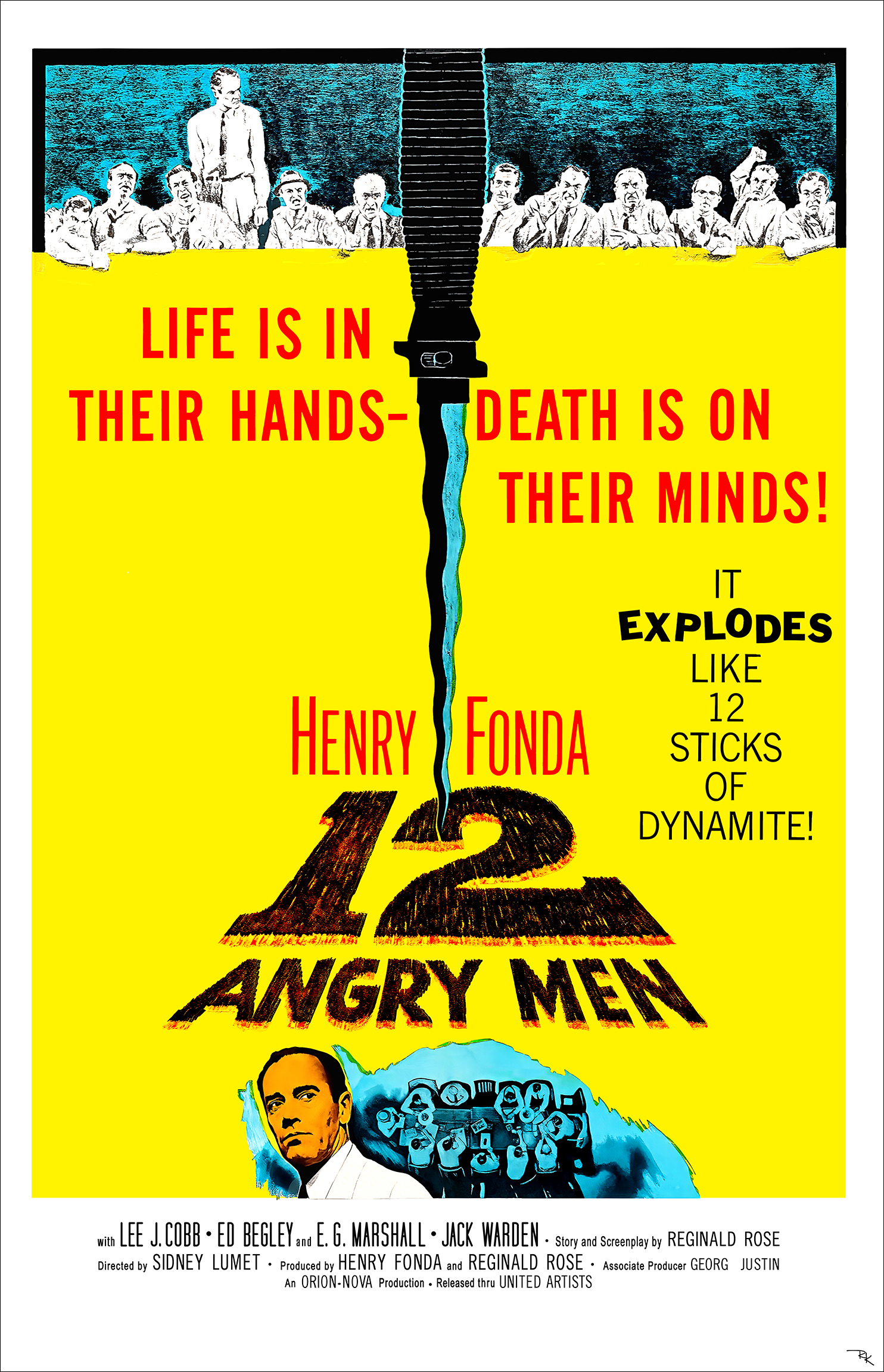 "12 Angry Men" <br>starring Henry Fonda 12 Angry Men movie poster-The Movie Poster Store