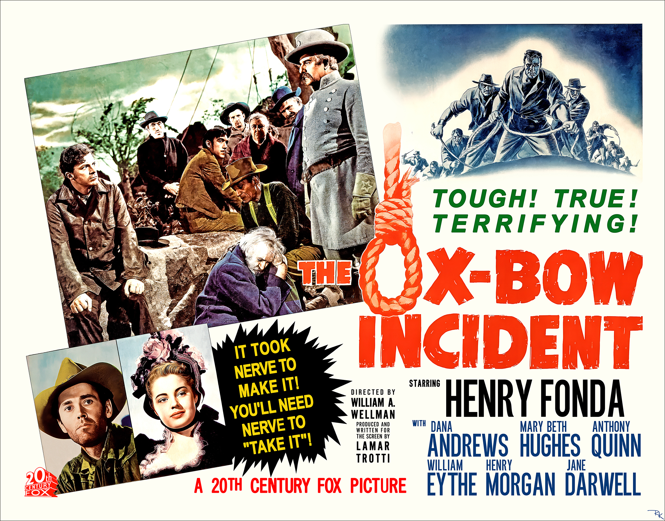 "The Ox-Bow Incident" <br>starring Henry Fonda The Ox-Bow Incident movie poster-The Movie Poster Store