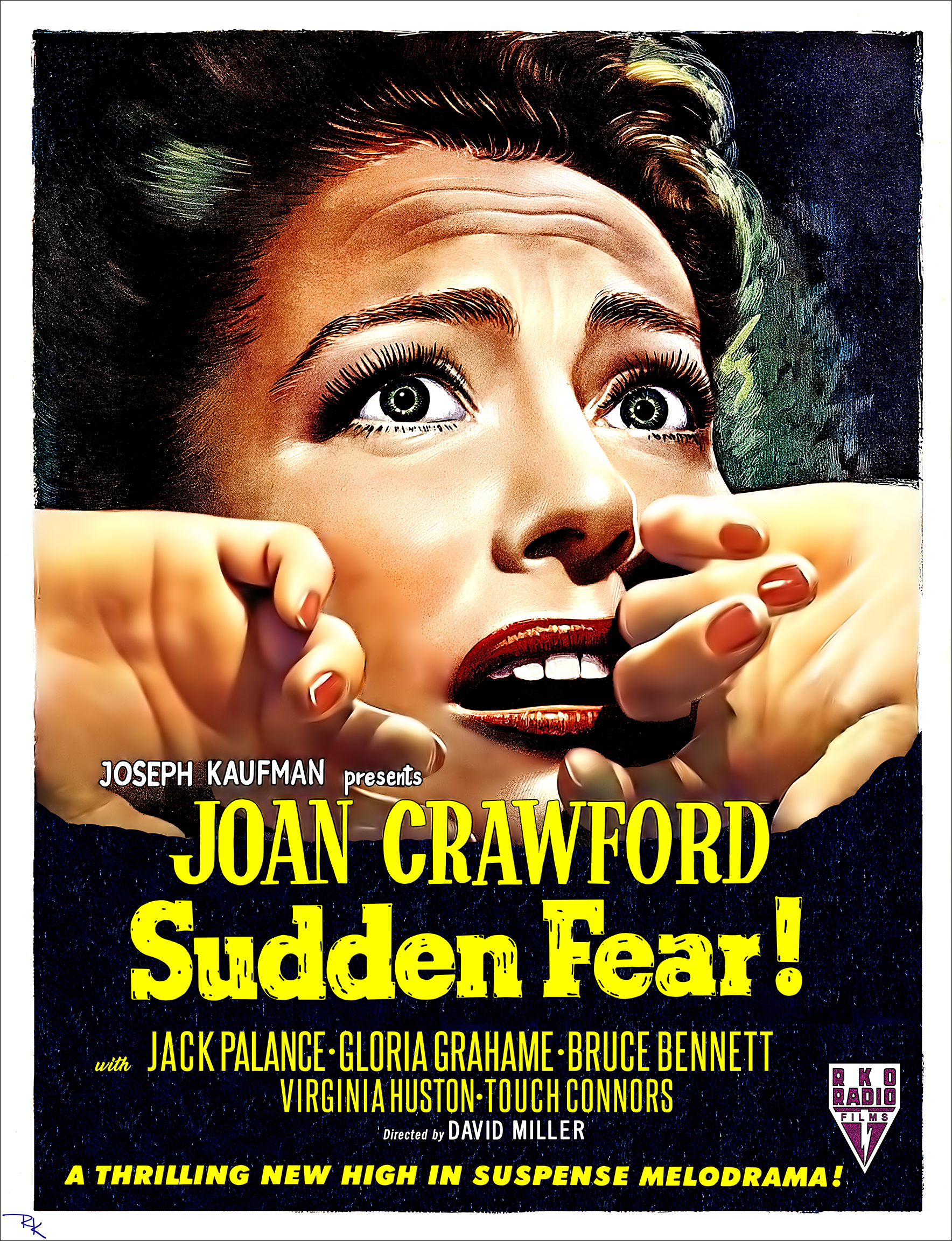 "Sudden Fear" <br>starring Joan Crawford Sudden Fear movie poster-The Movie Poster Store