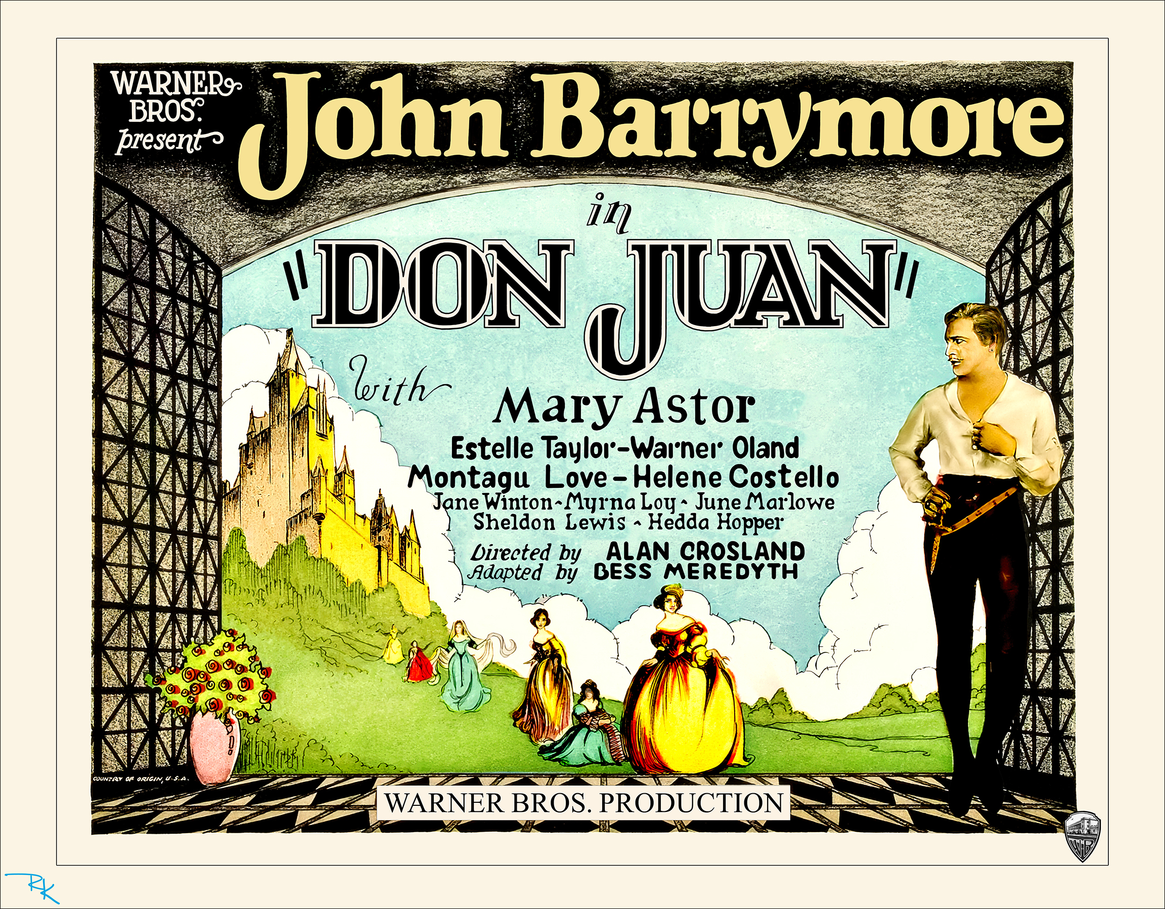 "Don Juan" <br>starring John Barrymore Don Juan movie poster-The Movie Poster Store