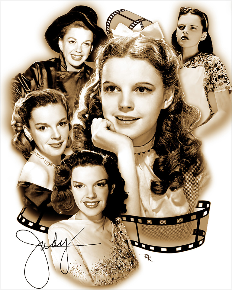 Judy Garland Collage Judy Garland-The Movie Poster Store