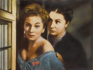 "Rebecca" <br>directed by Alfred Hitchcock, <br>starring Laurence Olivier <br>and Joan Fontaine Rebecca still 1