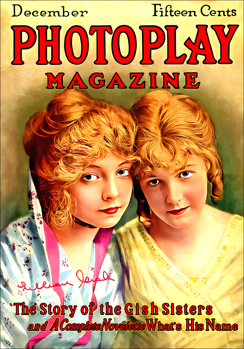 Lillian Gish Photoplay Magazine Cover (Dec. 1914) Lillian Gish-The Movie Poster Store