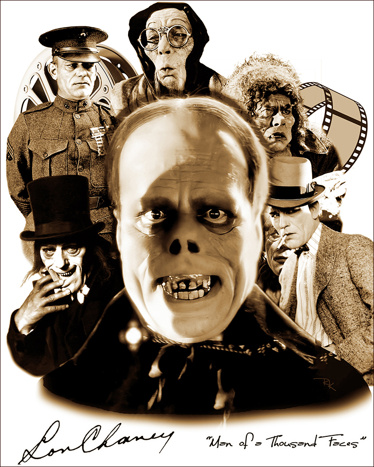 Lon Chaney Collage 2 Lon Chaney-The Movie Poster Store
