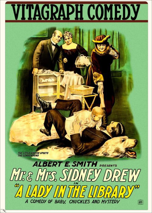 A Lady in the Library movie poster-The Movie Poster Store