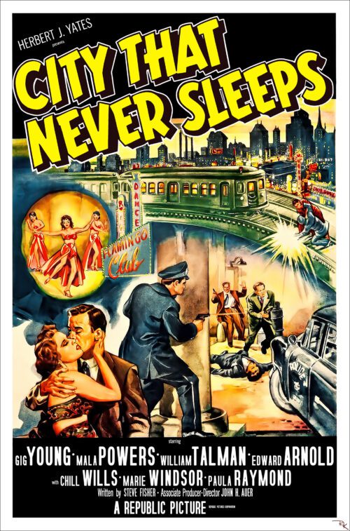 The City That Never Sleeps movie poster-The Movie Poster Store