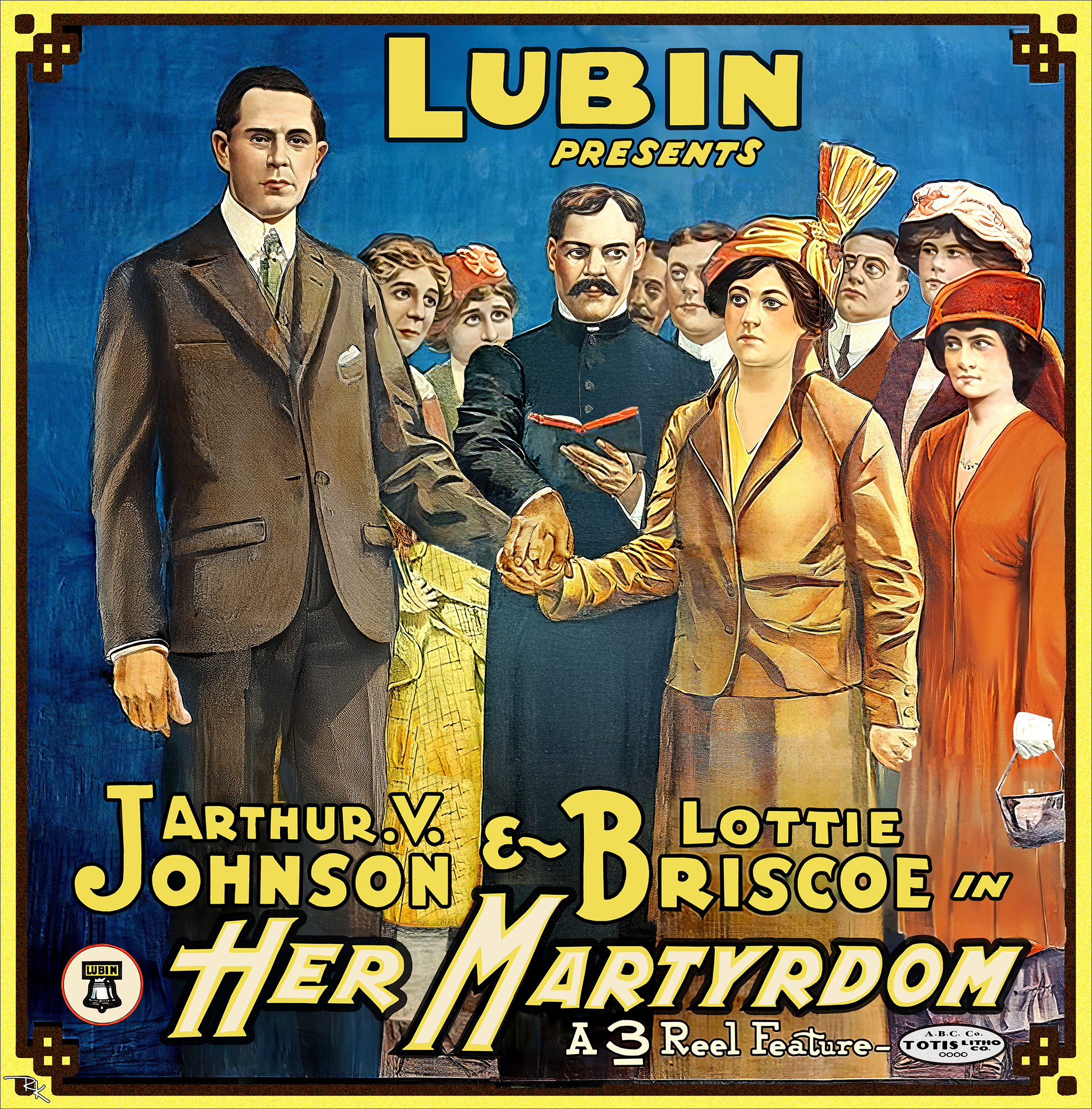 "Her Martyrdom" (1915)<br> from Lubin Studios Her Martyrdom movie poster-The Movie Poster Store
