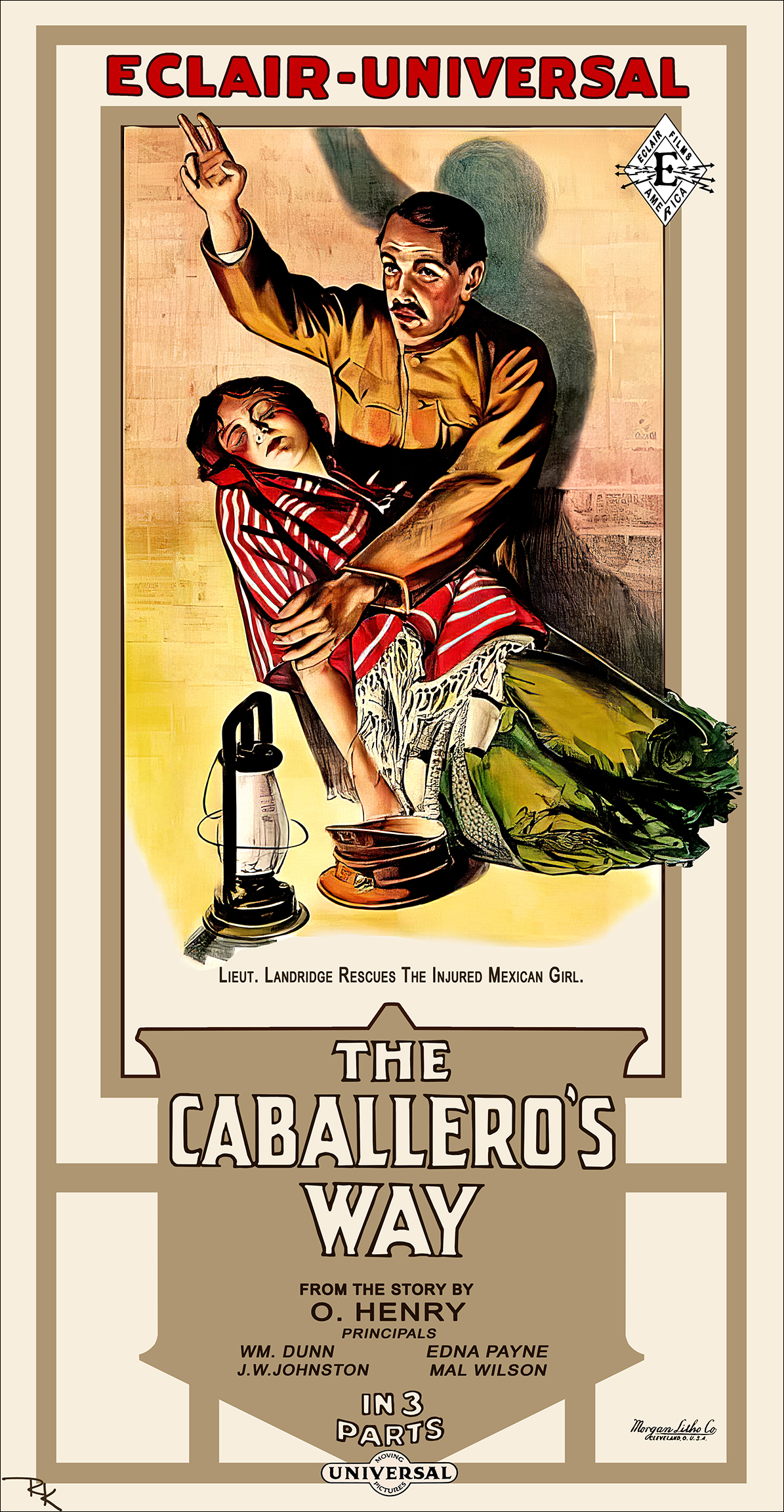 "The Caballero's Way"(1914)<br> filmed by Elclair Studio The Caballero's Way movie poster-The Movie Poster Store