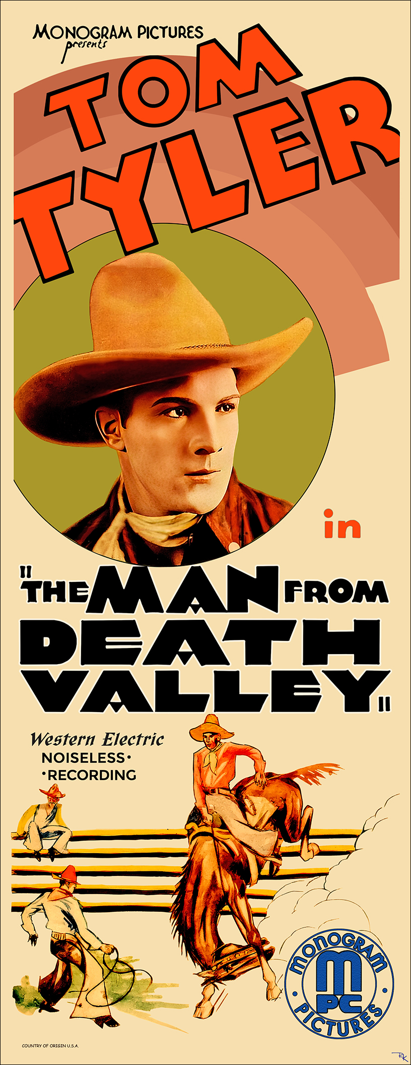 "The Man from Death Valley" (1931)<br>from Monogram Pictures The Man From Death Valley movie poster-The Movie Poster Store