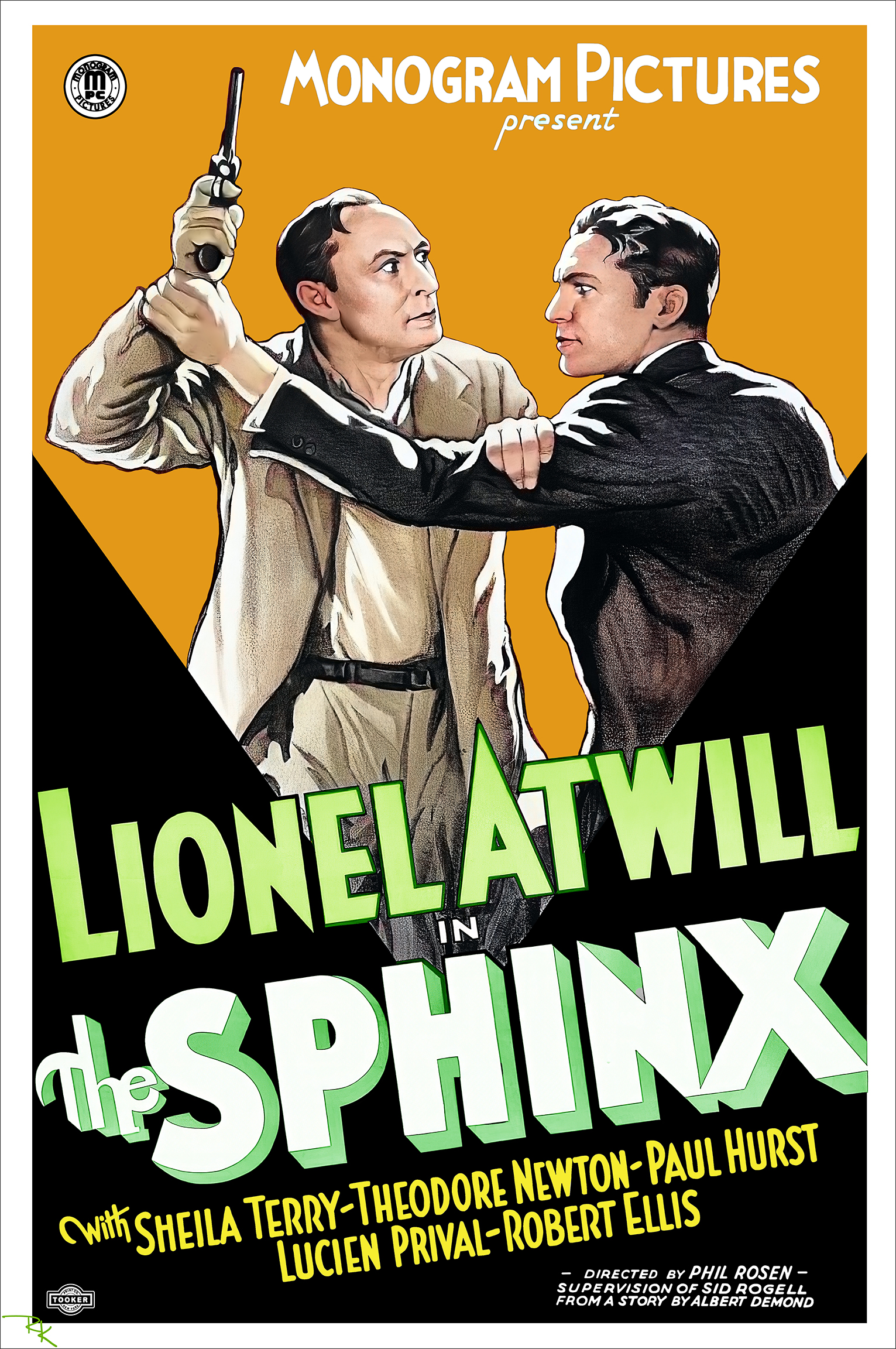 "The Sphinx" (1913) <br> produced by Monogram Pictures The Sphinx movie poster-The Movie Poster Store