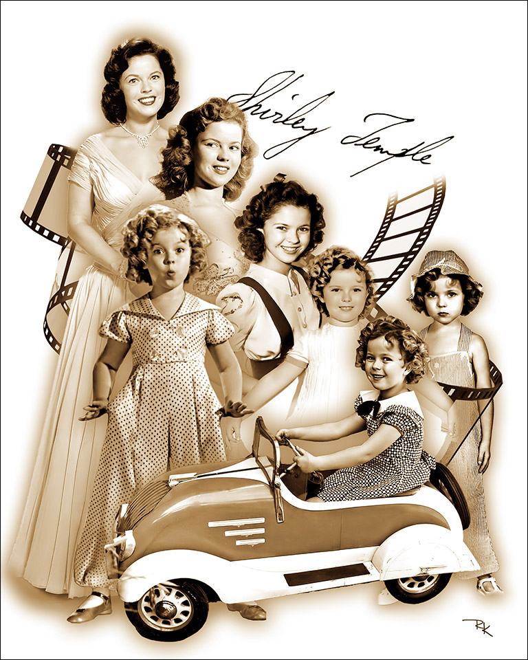 Shirley Temple Collage 1 Shirley Temple-The Movie Poster Store