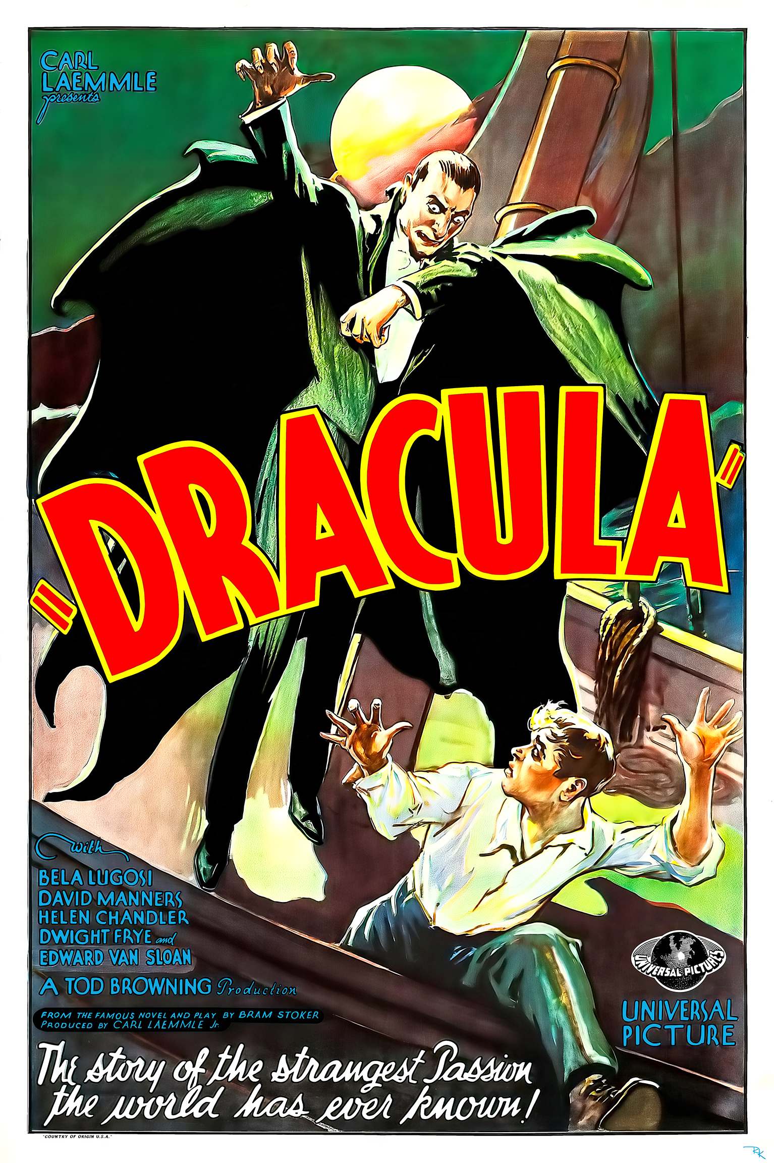 "Dracula" <br>starring Bela Lugosi Dracula movie poster-The Movie Poster Store